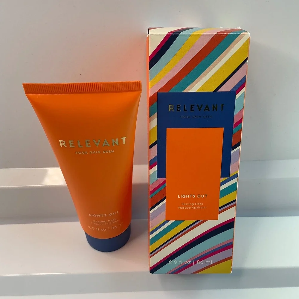 Relevant Lights Out Resting Face Mask 2.9oz Squalane Azelaic Acid